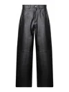 Haikure "bethany" Leather Pants In Black