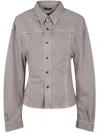 Haikure Button-detailed Cotton Shirt In Multi