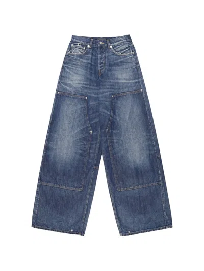 Haikure Legacy Norm Core Panelled Jeans In Blue
