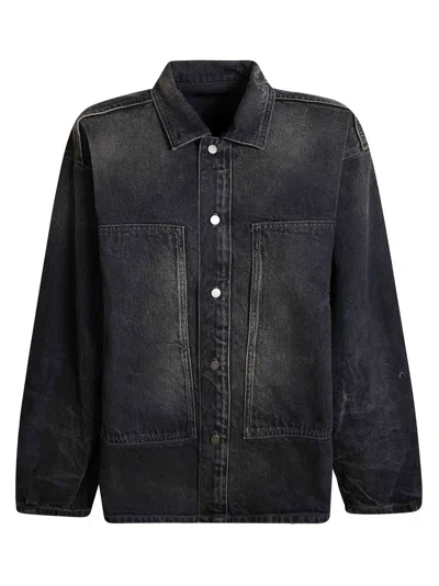 Haikure Legacy Oversized Boxy Shirt In Black