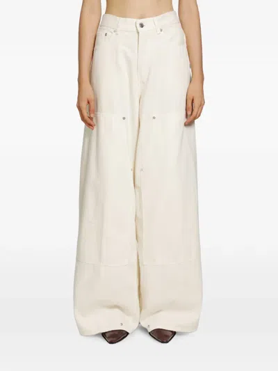 Haikure Legacy Wide-leg Jeans In White
