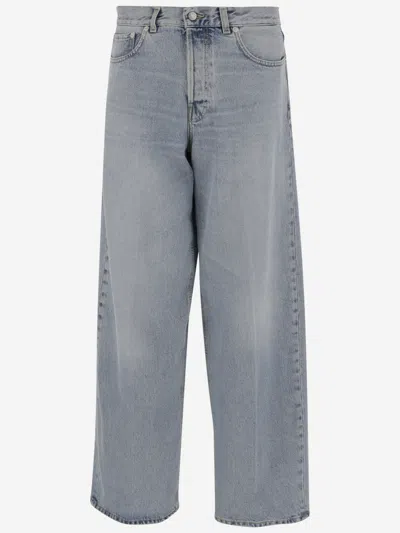 Haikure Light Blue Cotton Jeans