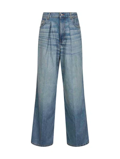 HAIKURE LIGHT BLUE DENIM CANDY JEANS