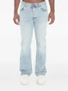 Haikure Light-wash Five-pockets Bootcut Jeans In Blue