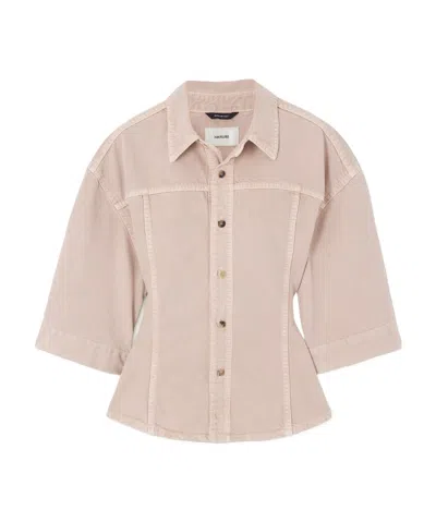 Haikure Lilas Denim Shirt In Brown