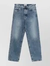 Haikure Logan Jeans With Adjustable Side Straps In Blue