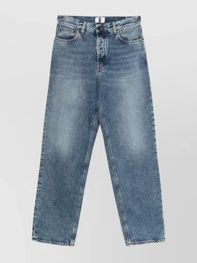 Haikure Logan Jeans With Adjustable Side Straps In Blue