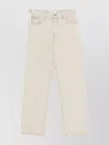 Haikure Logan Jeans With Back Pockets And Waist Tabs In White