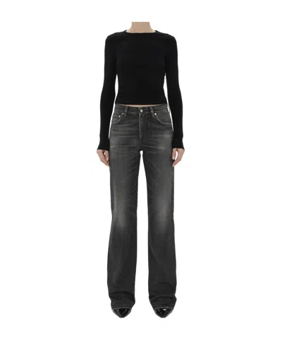 Haikure Logo Jeans In Black