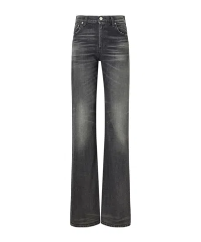 Haikure Star Hedwig High-rise Straight-leg Jeans In Gray