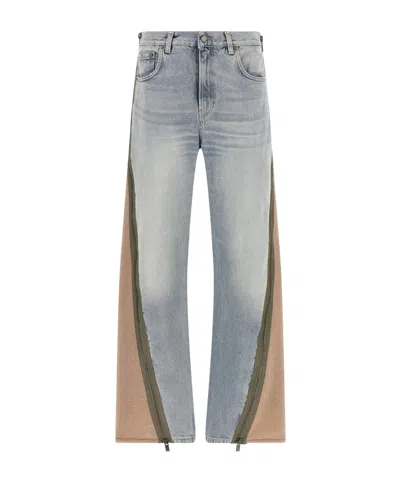 Haikure Logo Jeans In Gray