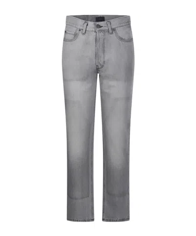Haikure Faded Straight-leg Jeans In Gray