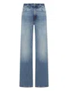 Haikure Jeans With Belt Loops In Blue