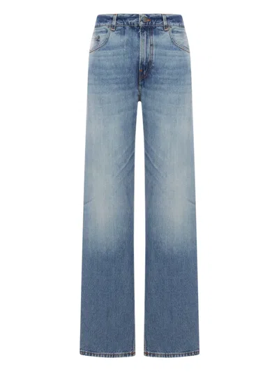 HAIKURE LOGO-PATCH JEANS