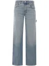 Haikure Logo-patch Jeans In Blue