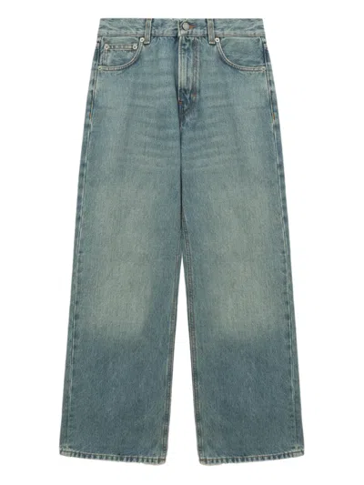 Haikure Logo-patch Jeans In Blue