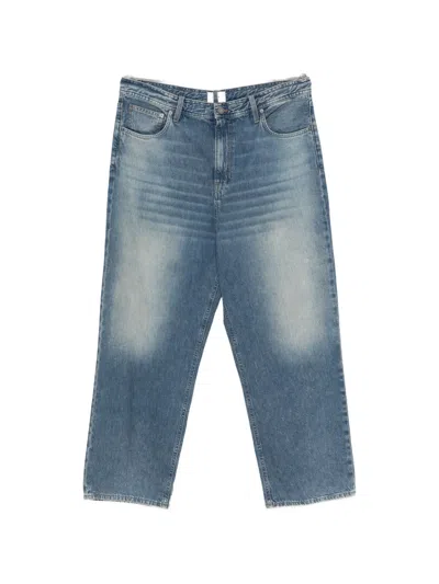 Haikure Logo-patch Jeans In Blue