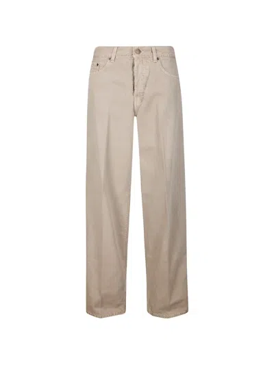 Haikure Logo-patch Jeans In Neutral