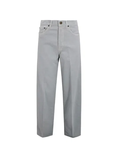 Haikure Bethany Twill 45 Wide-leg Jeans In Gray