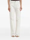 Haikure Jeans With Logo Patch In White