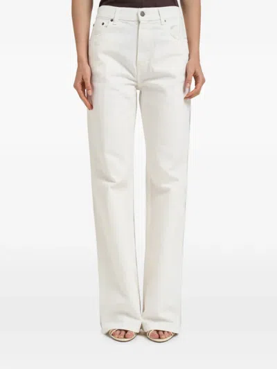 HAIKURE LOGO-PATCH JEANS