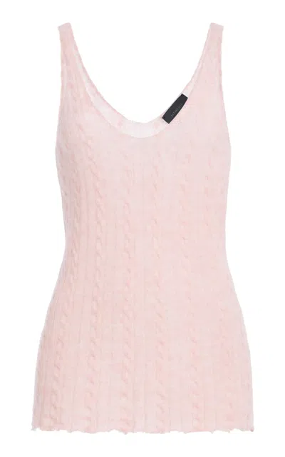 Haikure Lois Wool-blend Tank Top In Pink