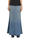 Haikure Long Skirt Shaquille Oil Blue In Blue