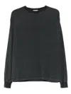 Haikure Long-sleeve Cotton Top In Gold