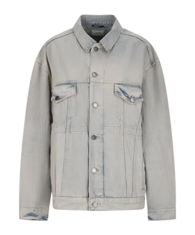 Haikure Clay Buttoned Denim Jacket In Blue