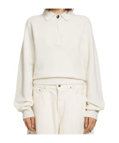 Haikure Long-sleeved Sweater In White