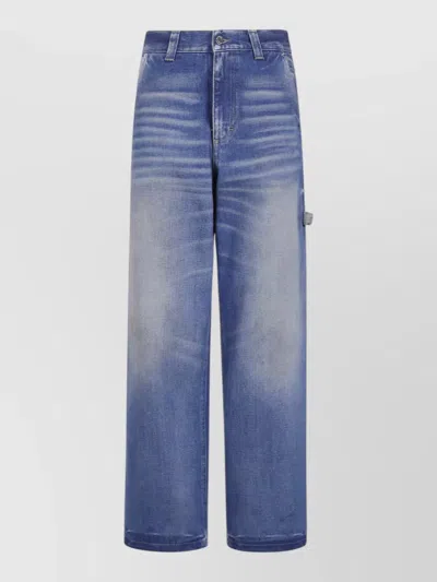 Haikure Loose Denim Jeans In Blue