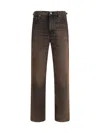 Haikure Loose Jeans In Brown