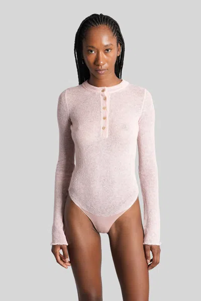 Haikure Lucy Body In Rose-pink Wool
