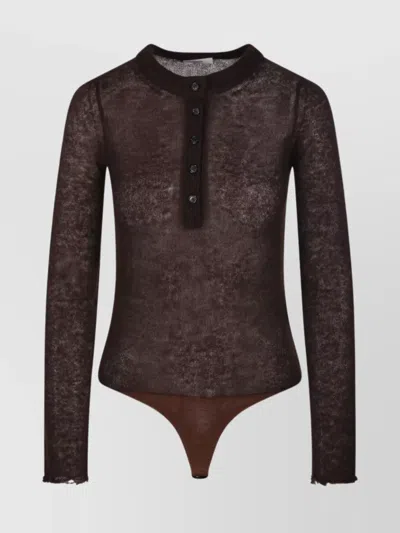 Haikure Lucy Sweater Long Sleeves In Brown