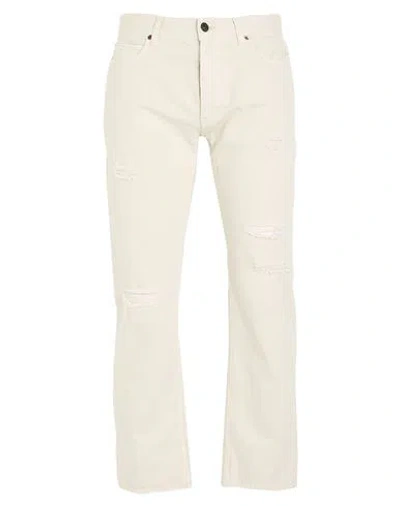 Haikure Man Jeans Beige Size 32 Cotton In Neutral