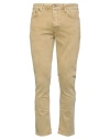 Haikure Man Jeans Mustard Size 34 Cotton, Elastane In Yellow