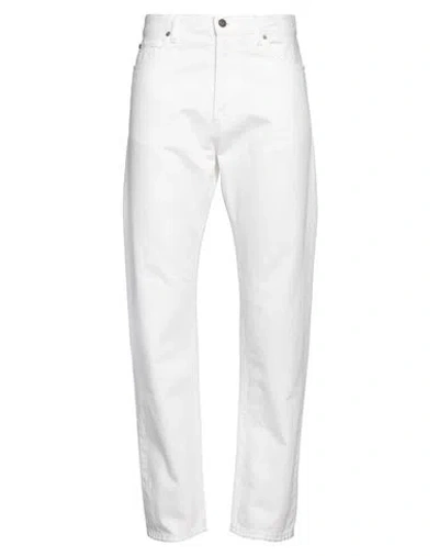 Haikure Man Jeans White Size 33 Cotton In Grey