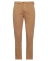 Haikure Man Pants Camel Size 30 Cotton, Elastane In Brown