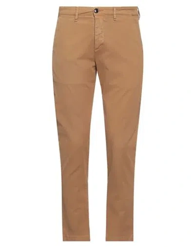 Haikure Man Pants Camel Size 30 Cotton, Elastane In Brown