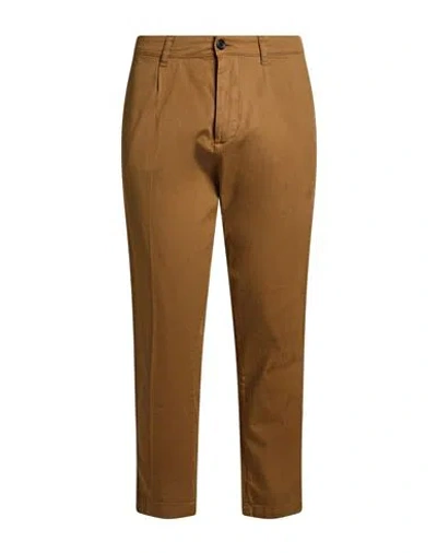 Haikure Man Pants Camel Size 31 Cotton, Elastane In Animal Print
