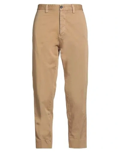 Haikure Man Pants Camel Size 32 Cotton In Brown