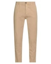 Haikure Man Pants Camel Size 33 Cotton, Elastane In Nude
