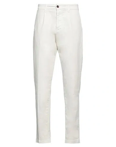 HAIKURE HAIKURE MAN PANTS IVORY SIZE 31 COTTON, ELASTANE