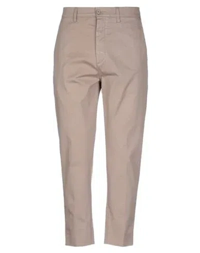 Haikure Man Pants Light Brown Size 34 Cotton, Elastane In Beige