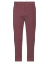 Haikure Man Pants Mauve Size 34 Cotton, Elastane In Purple
