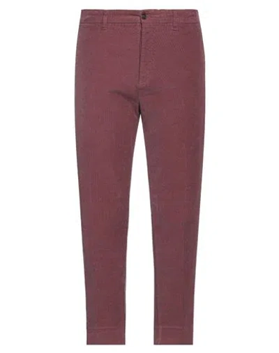 Haikure Man Pants Mauve Size 34 Cotton, Elastane In Purple