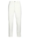 Haikure Man Pants Off White Size 32 Cotton, Elastane In Off White