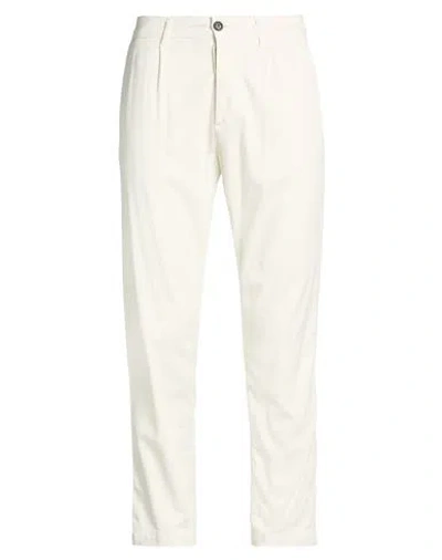Haikure Man Pants Off White Size 33 Cotton, Elastane