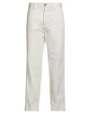 Haikure Man Pants Off White Size 36 Cotton, Elastane