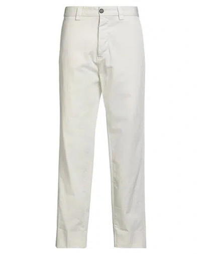 Haikure Man Pants Off White Size 36 Cotton, Elastane